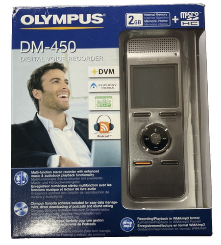 Olympus 450 digital voice - olympus, dm-450