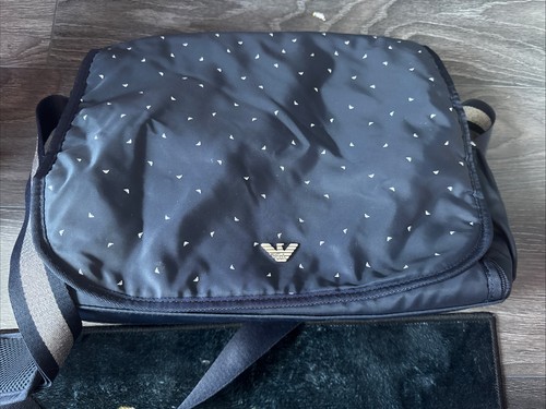 Armani changing bag navy blue - changing,