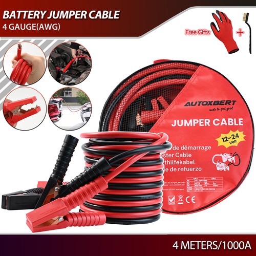 1000a heavy duty jump leads - heavy,