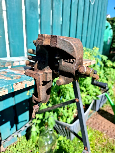 Vintage heavy duty woden - duty, "woden