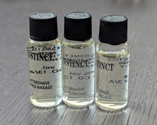Avon Instinct Men's After Shave 3x 3.5ml Bottle Miniature Vintage