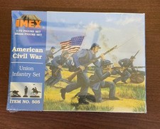 IMEX  1/72  AMERICAN CIVIL WAR UNION INFANTRY  SET item 505 (Sealed)