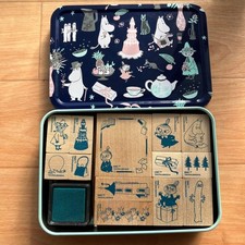 Moomin stamp set with tray