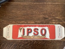 Early 20th c. 'IPSO' by Borax ' Paper Banner Advertising
