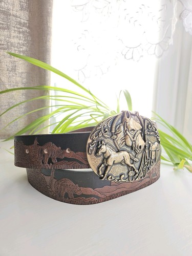 Vintage western horse belt - western, 48