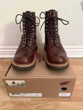 Red wing logger boots - red,
