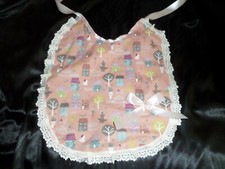  ADULT BABY SISSY BIB PINK