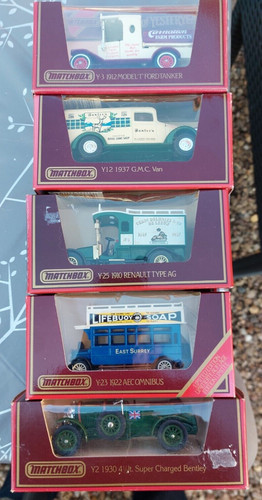 Job lot 5 matchbox - job,