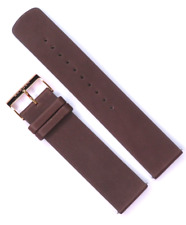 Skagen Original Watch Strap Leather Brown 22 Mm