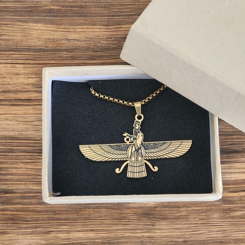 Farvahar necklace faravahar - ,