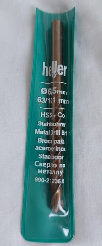 Heller 5mm diameter hss - heller, 6.5mm