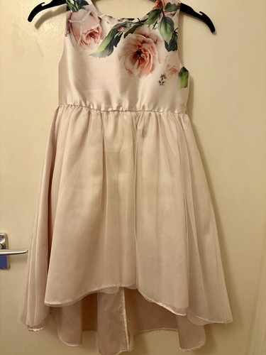 Girls light pink tutu floral - light,