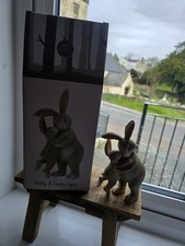 Hatty and Henry Hare Ornaments