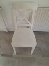 Ikea White Ingolf Chair