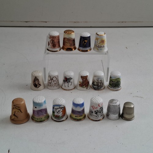 Job lot thimbles - of,