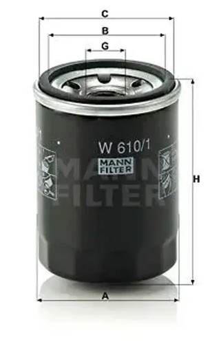 Oil filter spin w - spin-on,