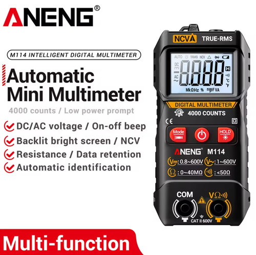 Digital multimeter aneng m114 - multimeter,