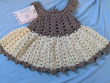 Handmade Crochet Baby Dress