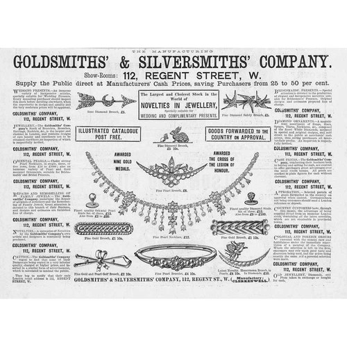 Goldsmiths silversmiths - &,