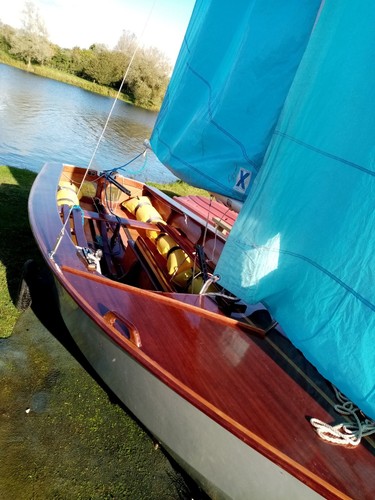 Enterprise sailing dinghy
