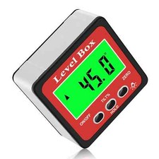 Magnetic Digital Level Box LCD Angle Finder Protractor Inclinometer Bevel Gauge