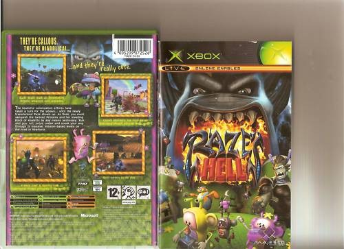 Razes hell xbox box - xbox, x