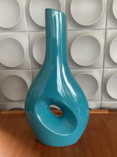 Modern turquoise tall ceramic - tall,