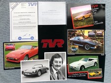 TVR SMMT Donnington Test Day PRESS RELEASE BROCHURES 390 SE 350i 420 SEAC - 1987