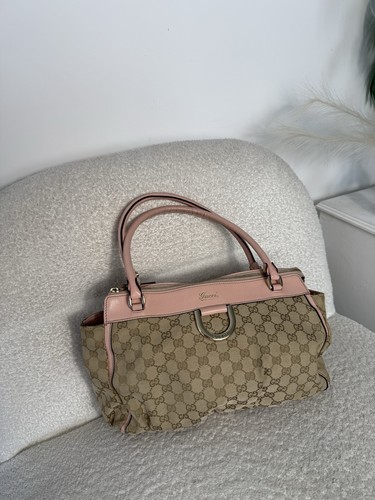 Vintage gucci canvas baby pink - gucci,