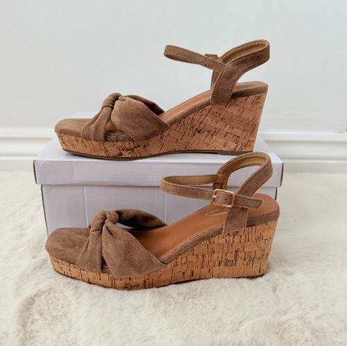 Women tan wedge - tan, sandals