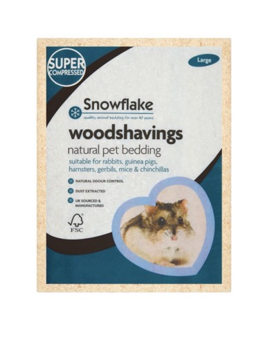 Snowflake pet woodshavings - snowflake,