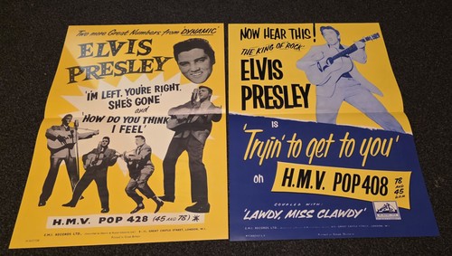 Elvis presley hmv posters - presley,