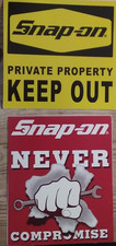 Two Snap on stickers/decals  never been  used more available 