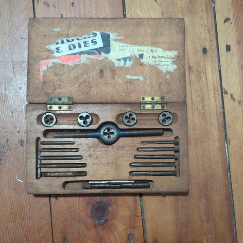 Vintage tap and - set, in
