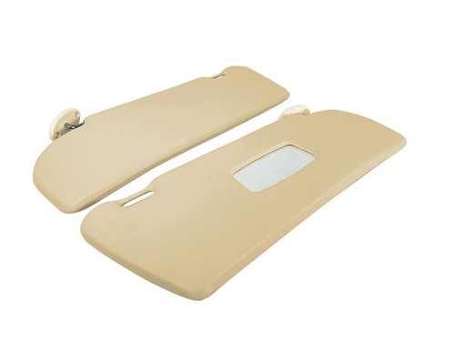Cream interior sunvisor pair - sunvisor,