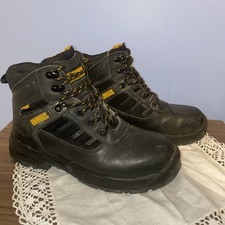 . Dewalt Douglas Safety work Boots UK 7 Men's Black Steel Toecaps Shoes
