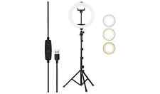 LED Ring Light Tripod Phone Holder Argos Professional 10" Ring 3 Modes 9487363