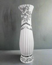 Large white and silver - white, floor