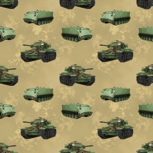 Fat quarter battle zone - battle,