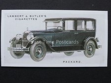 No.36 PACKARD SEDAN LIMO Motor Cars - 3rd Series REPRINT Lambert & Butler 1926