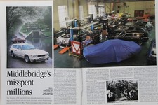 Original CSC 1993 mag extract SCIMITAR GTE story history of Middlebridge Group