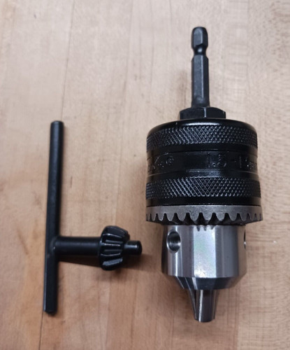 Jacobs chuck with 4 - with, 1/4"