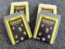 Vintage The Rolling Stones - Rolled Gold Vol 1 & 2 DECCA 8 Track Cartridge Tape