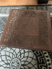 foldable hand-carved wooden