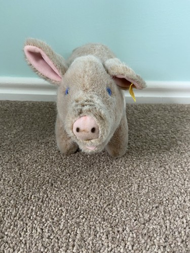 Steiff pig soft toy - steiff,