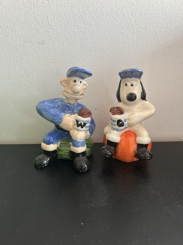 Wallace and gromit - gromit, pot