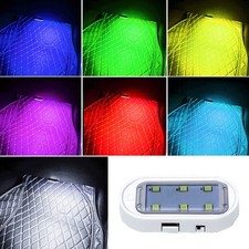 1pc Car Wireless Colorful LED