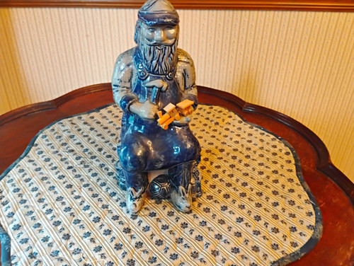 Rowe pottery santa with - pottery,