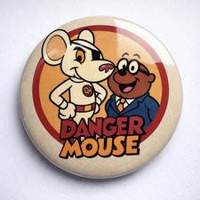 Danger Mouse 58mm Badge