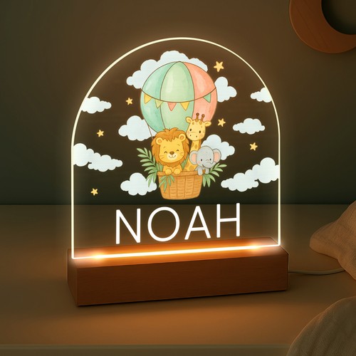 Personalised led nursery - led, lamp